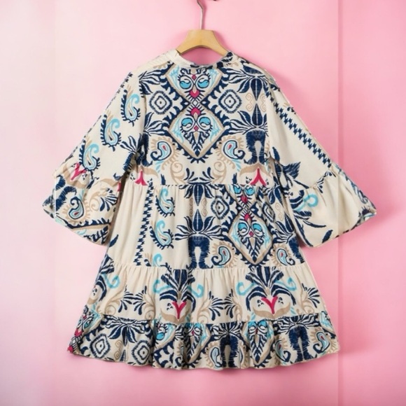 Boho flowy mini dress - Picture 5 of 5